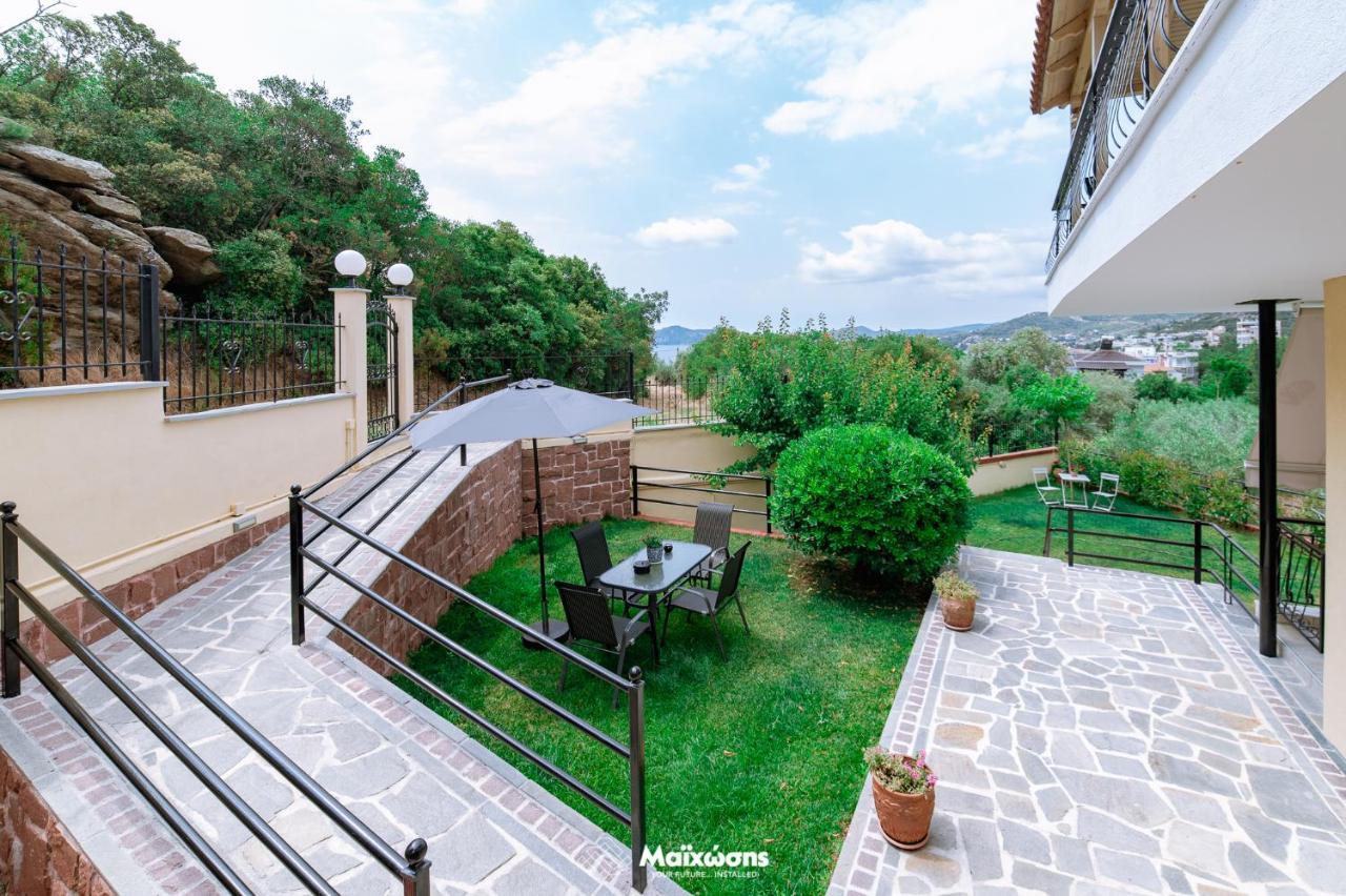 Helianthos Villa - Apartment No3 Kavala Bagian luar foto