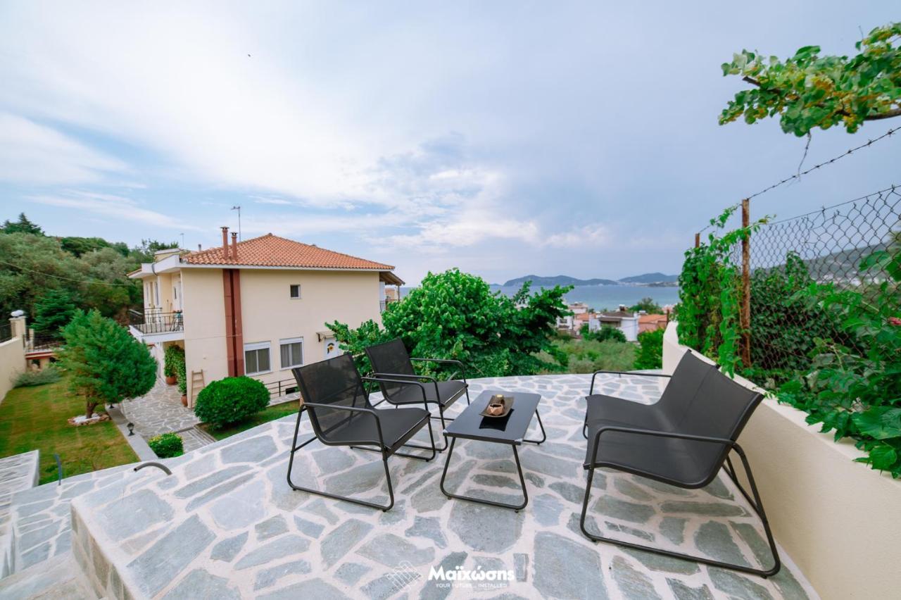 Helianthos Villa - Apartment No3 Kavala Bagian luar foto
